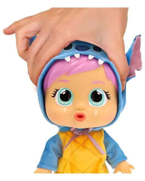Cry Babies Loving Care Stitch Kostümlü Bebek CYB70000 - Resim 5
