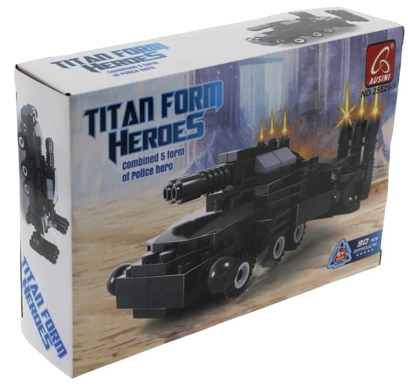 Ausini 90 Parça Titan Polis Lazer Panzer 25521-1 - Resim 2
