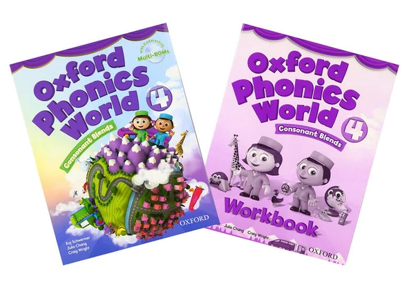 Oxford Phonics World: Level 4: Student Book and Workbook +CD-ROM ürün görseli 1