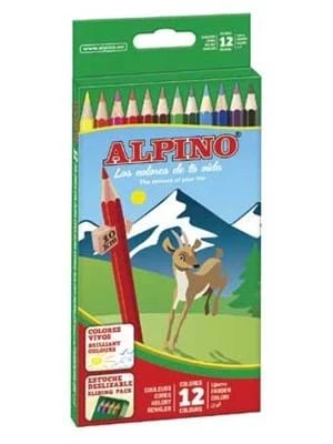 Alpino Uzun Kuruboya Kalemi 12 Li Al-654 ürün görseli 1