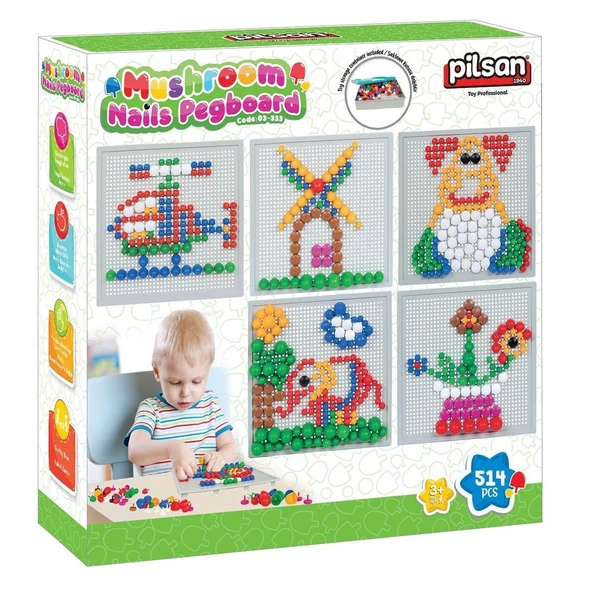 03 333 EĞİTİCİ MANTAR VE DÜĞMELER 514 PARÇA - Resim 5