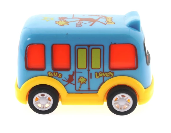 Çek Bırak Mini Sevimli Mavi Otobüs - Resim 4