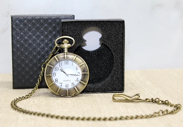 Özel Kutulu Antik Köstekli Saat Alk4684 ürün görseli 1