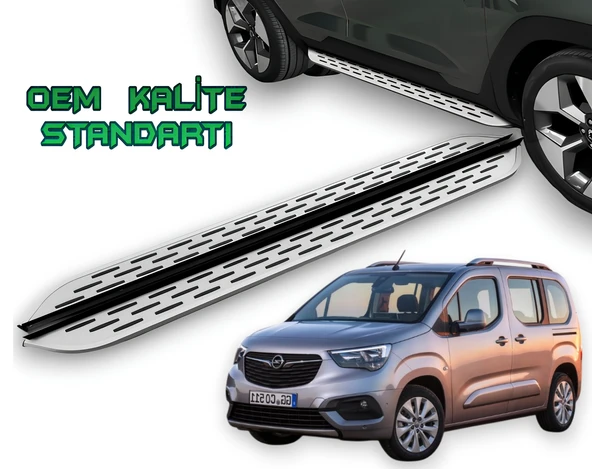 OPEL COMBO E ** KISA SAŞE ** 2019 2020 2021 2022 2023 2024 2025 2026 ARACA ÖZEL YAN BASAMAK ürün görseli 1