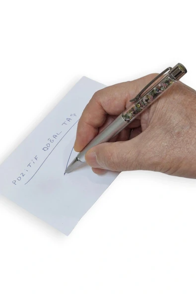 Turmalin Taşlı Tükenmez Kalem 113TK - Resim 2