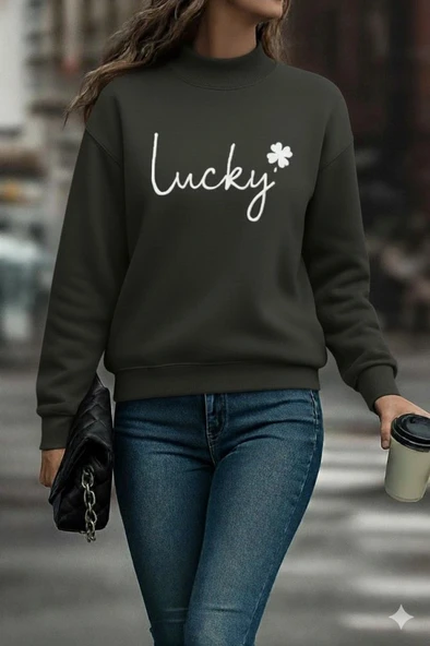 MDB Kadın Uzun Kollu Bisiklet Yaka Viskon Iki Iplik Bluz ürün görseli 1