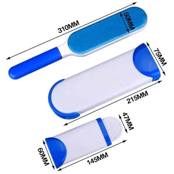 2&apos;Li Set Kıl Tüy Toplayıcı Kendinden Temizlemeli Tarak (5365) - Resim 3