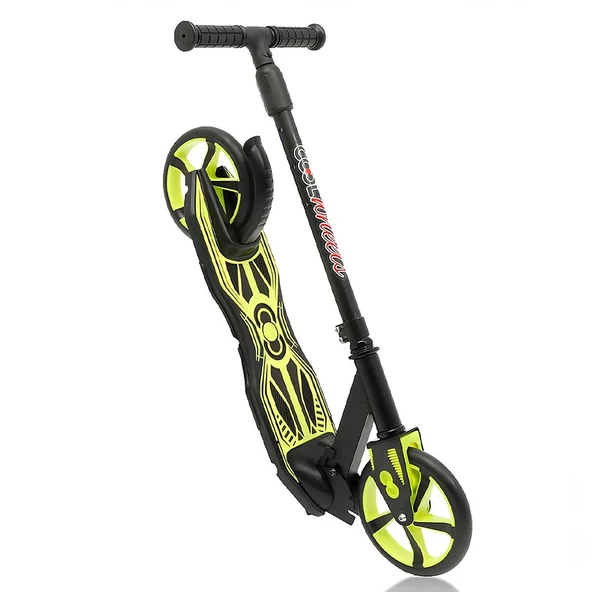 Cool Wheels Scooter Neon Sarı - Resim 2