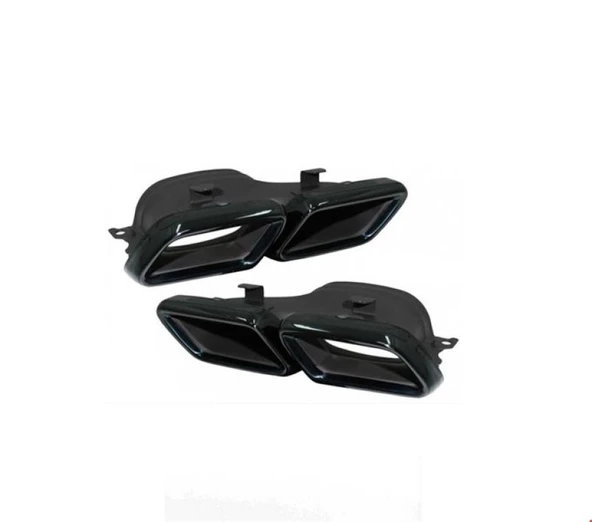 Mercedes Arka Egzoz Ucu Set Siyah Yeni C63 Amg 19> - Vortex V2205477 ürün görseli