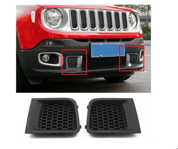 Jeep On Tampon İzgara Kapak Dis Takım Renegade 14> - Vortex V1705003 ürün görseli