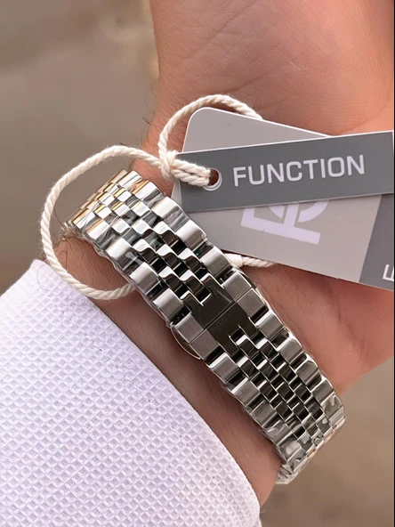 Ferrucci 2 Yıl Garantili Çelik Kordon İç Kadran Özellikleri Aktif 3 Atm Erkek Kol Saati EF.03648.2 - Resim 5