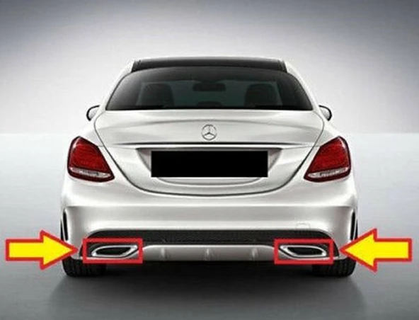 Mercedes Egzoz Uc Nikelaj Set W205 14> - Vortex V2205949 ürün görseli