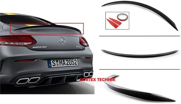 Mercedes Bagaj Spoyleri C63 Coupe Edition W205 14> - Vortex V2205483 ürün görseli