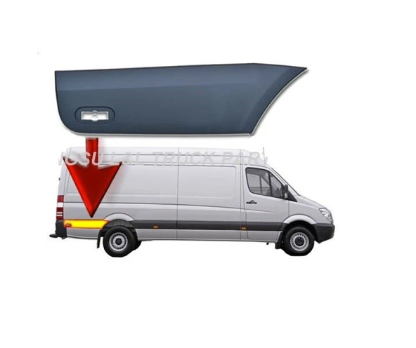 Mercedes Sag Arka Camurluk Kaplama Crafter Sprinter 06> - Vortex V2206541 ürün görseli