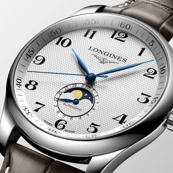 LONGINES MASTER COLLECTION MOONPHASE L29194783 - L2.919.4.78.3 ERKEK KOL SAATİ - Resim 2
