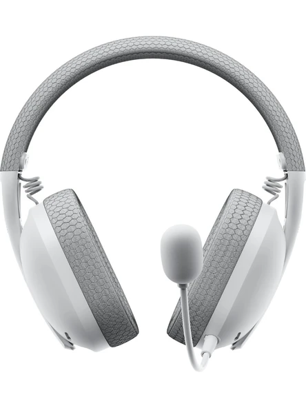 Havit Gamenote Fuxi-H3 Beyaz-Gri 7.1 USB Kablolu/Kablosuz Kulak Üstü Oyuncu Kulaklığı - Resim 3
