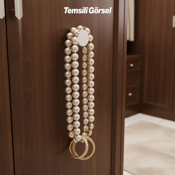 Alex 70 mm Beyaz Askı Portmanto Vestiyer Banyo Mutfak Askısı Askılık Duvar Vidalı Çanta Elbise Asma - Resim 10