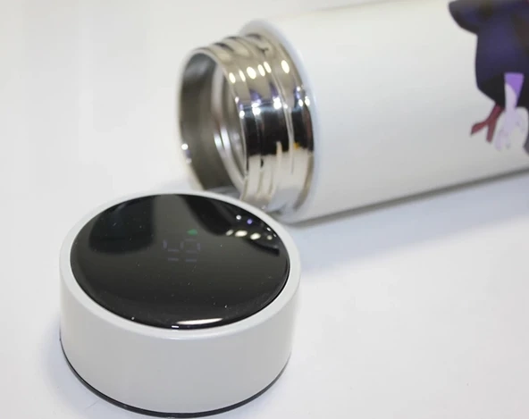 Anime Baskılı Digital Göstergeli Termos 500 Ml Alk381 - Resim 2