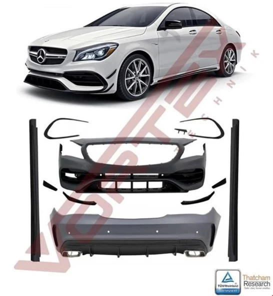Mercedes Makyajlı Kasa W117 Cla45 Amg Body Kit 13>19 - Vortex V2205510 ürün görseli
