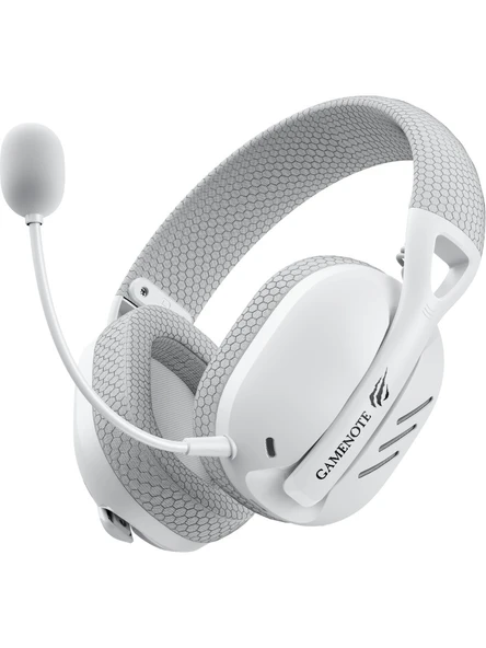 Havit Gamenote Fuxi-H3 Beyaz-Gri 7.1 USB Kablolu/Kablosuz Kulak Üstü Oyuncu Kulaklığı ürün görseli
