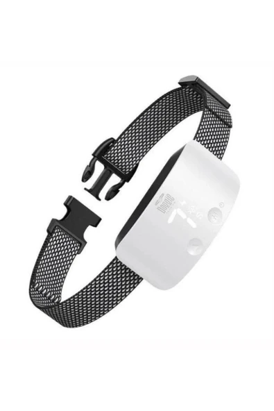 Havlama Önleyici Eğitim Tasması Beyaz - Resim 2