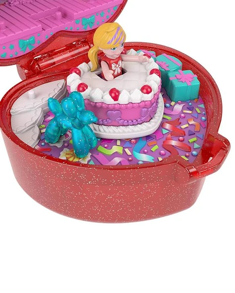 Polly Pocket 80. Yıl Yüzük Kutusu Oyun Seti JGK21 - Resim 5
