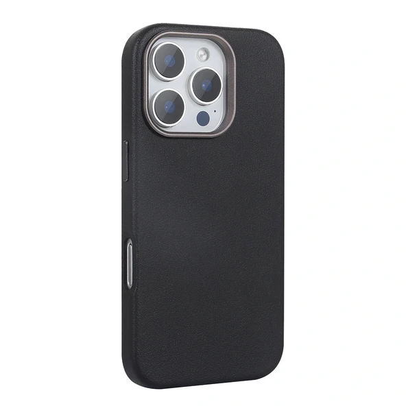 iPhone 16 Pro Max Kılıf M-safe Şarj Özellikli PU Deri Adora Kapak - Resim 2