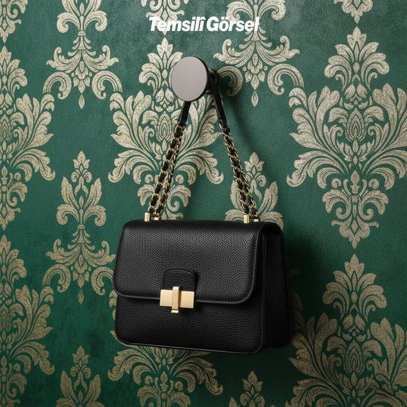 Alex Füme Askı Portmanto Vestiyer Banyo Mutfak Askısı Askılık Duvar Vidalı Çanta Elbise Asma Modern - Resim 2