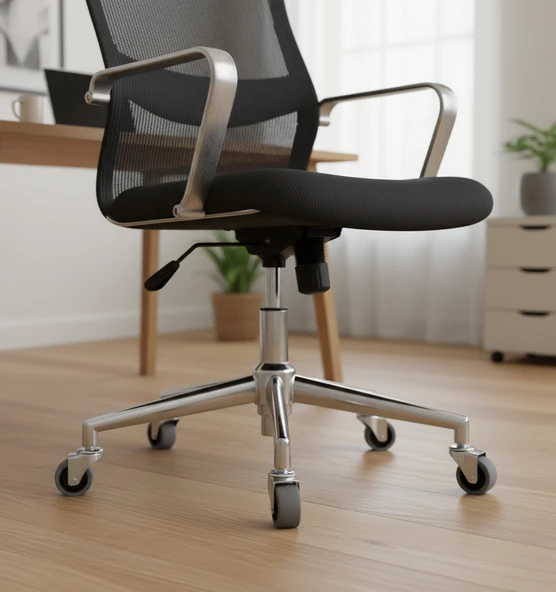 2 Adet Civatalı Metal 50mmx20mm Koltuk Sandalye Mobilya Tekeri - Resim 5