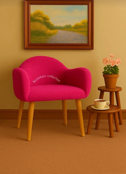 Makyaj pufu fuşya rengidir ürün görseli 1