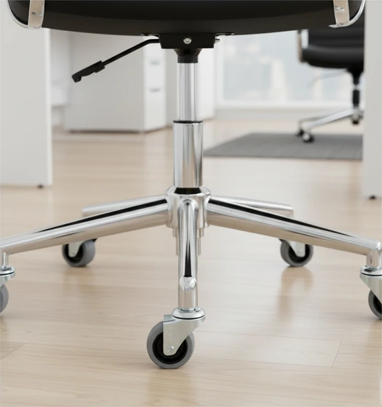 2 Adet Civatalı Metal 50mmx20mm Koltuk Sandalye Mobilya Tekeri - Resim 6