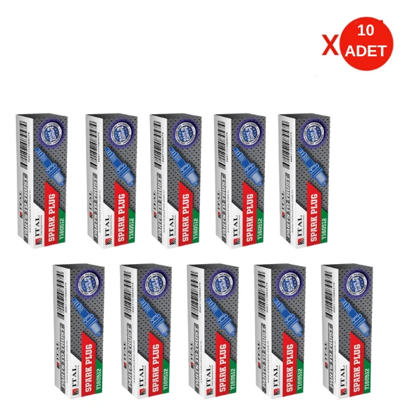 Ital Rezistanslı Kesim Motoru Bujisi 10 Adet Set – Universal Uyumlu ürün görseli