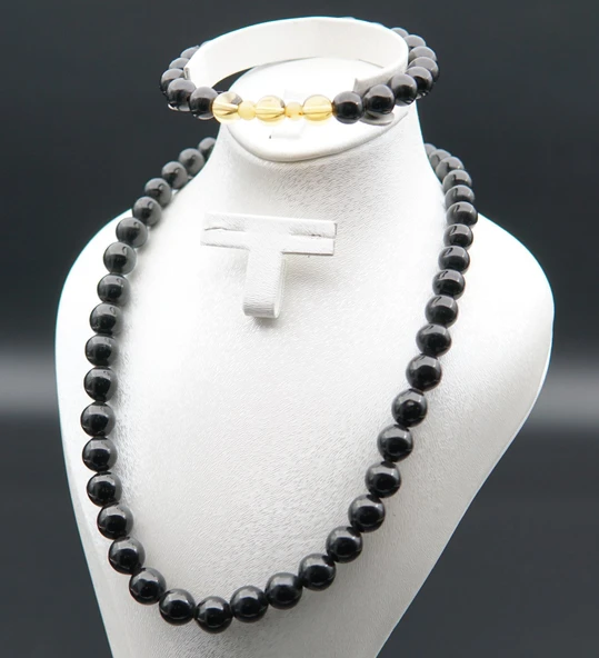 Oltu Taşı Kolye sk000141 - Resim 2