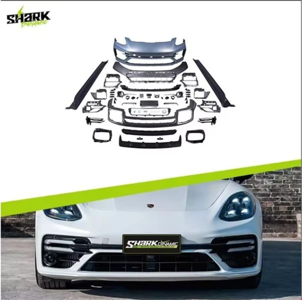 Porsche On Tampon Seti Panamera 15> İcin 20> Turbo S - Vortex V2708040 - Resim 1