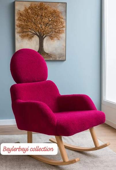 Sallanan koltuk fuşya rengidir ürün görseli 1