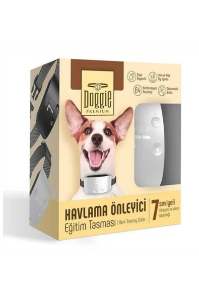 Havlama Önleyici Eğitim Tasması Beyaz ürün görseli