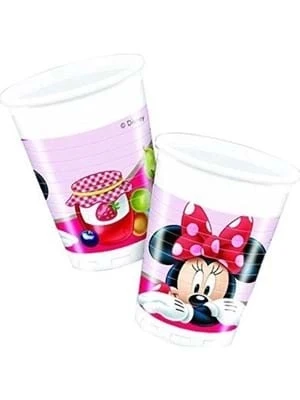 Nedi Karton Bardak Lisanslı 8 Li Mınnıe Mouse 3120603a ürün görseli 1