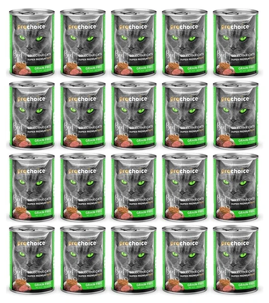 Pro Choice Selective Biftek Ve Cigerli Kiyilmis Yetiskin Kedi Konservesi 400 Gr*20 ADET ürün görseli