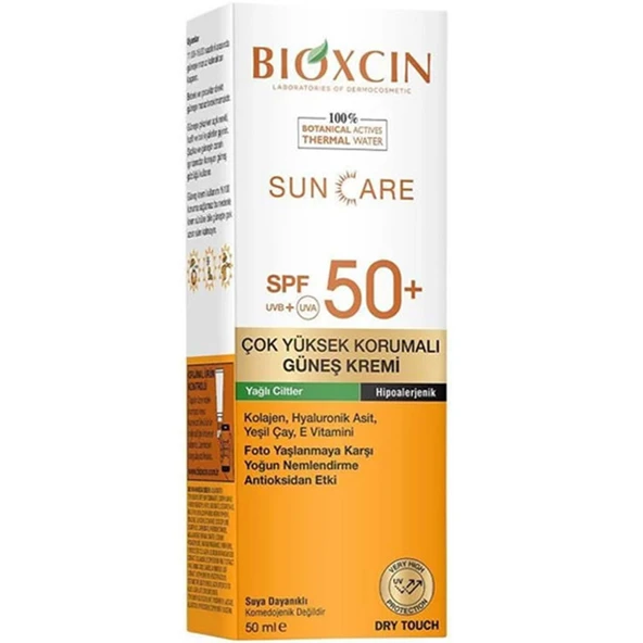 Bioxcin Care Güneş Kremi Yağlı Ciltler SPF50+ 50 ml ürün görseli 1