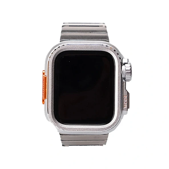 Watch 44mm KRD-126 Sert Kasa Koruyuculu Metal Kordon - Resim 7