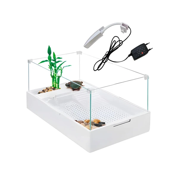 Sobo Cam Kaplumbağa Bahçesi Filtre-Lambalı 60x35x25 ürün görseli