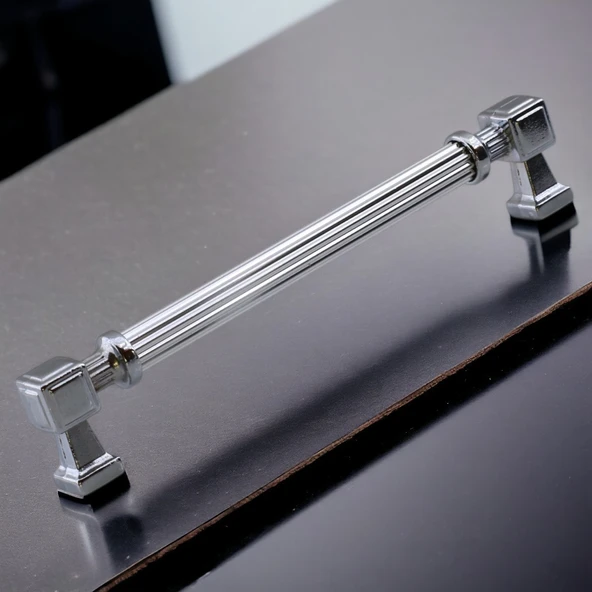 Mobilya Çekmece Mutfak Dolabı Dolap Kapak Kulpları Kulb Kulpu Metal Gümüş Kulp 160 mm -16 cm - Resim 4