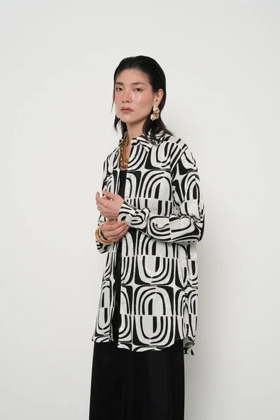 34382 ORFEONEGRO GÖMLEK - Resim 3