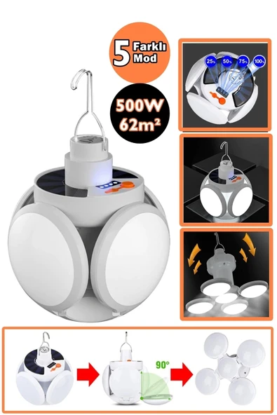 GÜNEŞ ENERJİLİ ACİL ŞARJ LAMBASI 2029 ürün görseli