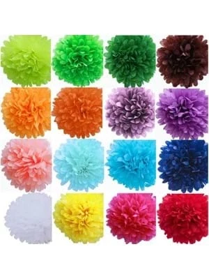 Nedi Pelur Kağıt Katlamalı Top Süs 6''lı 21112 ürün görseli 1