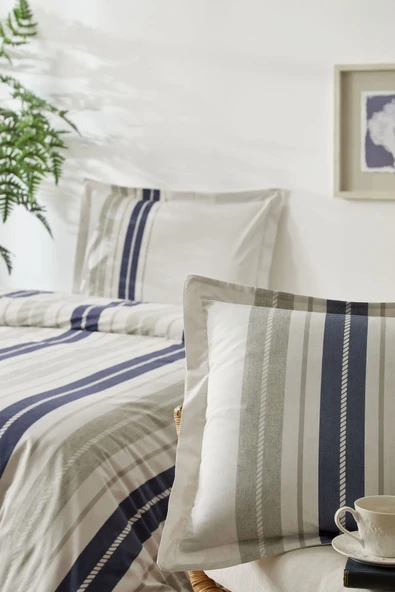 Özdilek Ranforce Tek Kişilik Nevresim Takımı Marine Line - Resim 2