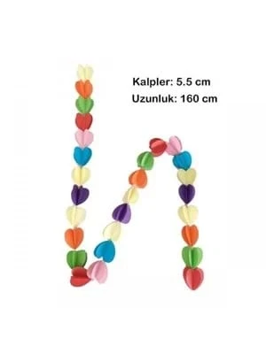 Nedi Açılır Kağıt Süs Kalpli 0105 ürün görseli 1