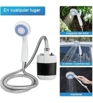 Taşınabilir Şarjlı Seyyar Duş Seti ( Pompa - Hortum - Duş Başlığı ) - Resim 3