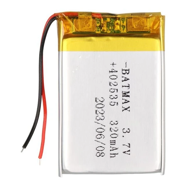 Powermaster 402535 3.7V 320Mah Lityum Polimer (Li-Po) Batarya Ciklet Pil ürün görseli 1