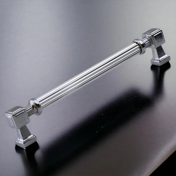 Mobilya Çekmece Mutfak Dolabı Dolap Kapak Kulpları Kulb Kulpu Metal Gümüş Kulp 160 mm -16 cm - Resim 5